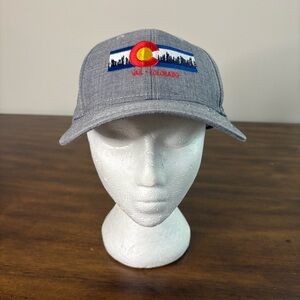 Gray Vail Colorado Cap Adult Adjustable EUC Mens Womens hat